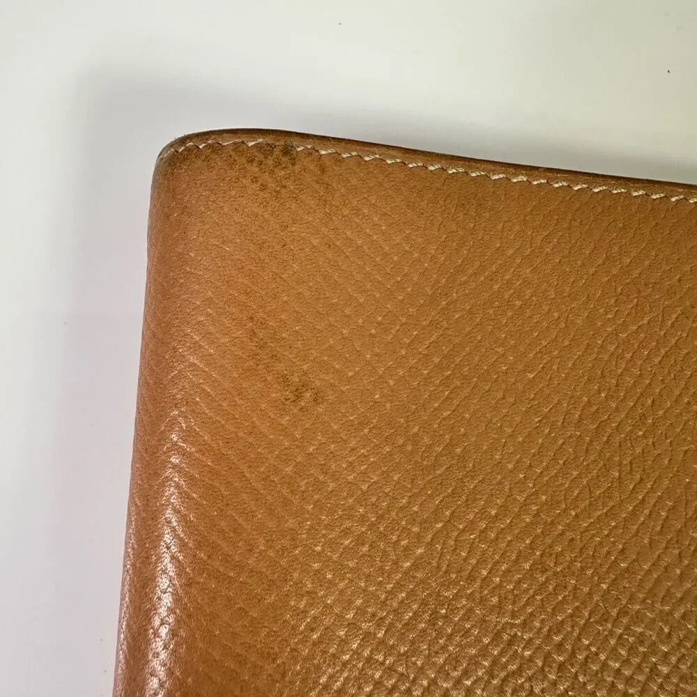 Hermes Tan Leather Notebook Agenda Cover‎ Holder - Picture 5 of 16